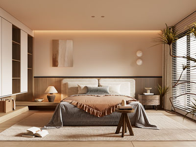 侘寂风卧室
