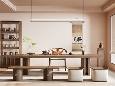 新中式中古风茶室