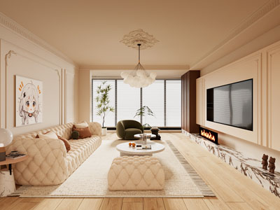 现代中古风餐厅