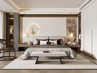 新中式卧室