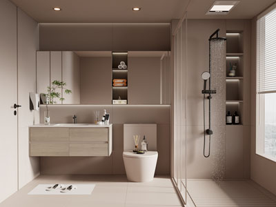 现代卫浴间 洗手间