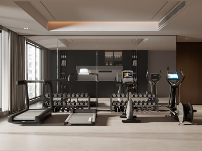 现代家居健身房 休闲室