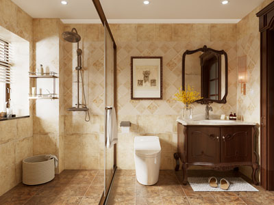 法式中古风卫浴间 洗手间