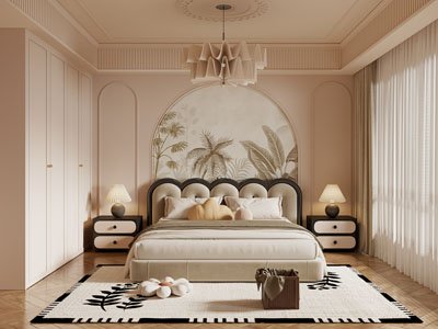 法式奶油风卧室