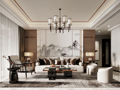 新中式客厅