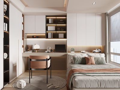 现代榻榻米卧室