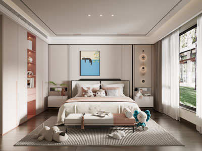 现代卧室 儿童房