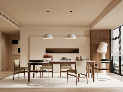 法式奶油风客厅