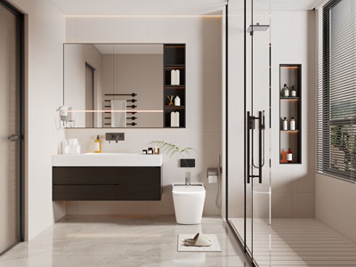 现代卫浴间 洗手间