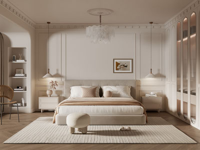 法式奶油风卧室