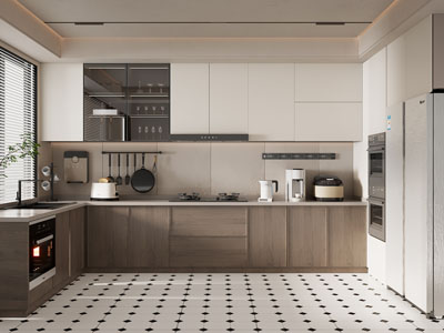 现代中古客厅餐厅