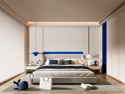 现代卧室 儿童房 男孩房