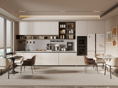 现代茶水间3d模型 现代茶水间