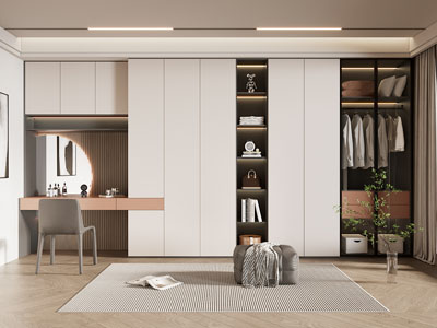 现代衣柜3d模型 现代衣柜