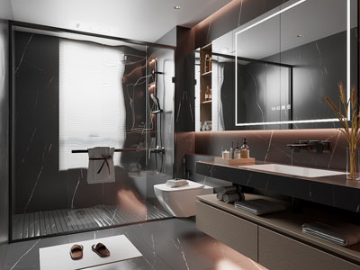 现代卫浴间 洗手间