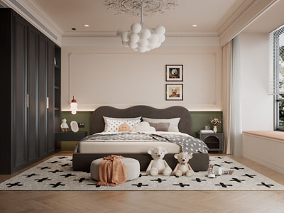 法式卧室 儿童房 男孩房