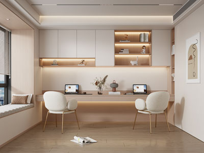现代轻奢书房