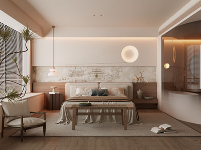 新中式中古风卧室