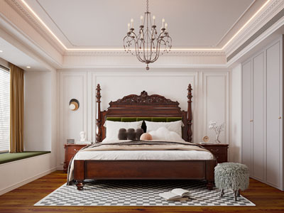 法式中古风卧室