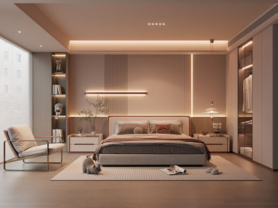现代卧室