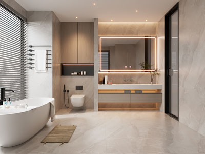 现代卫浴间 洗手间