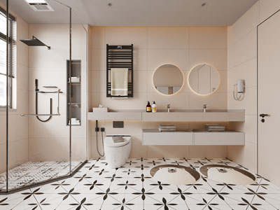 现代卫浴间 洗手间