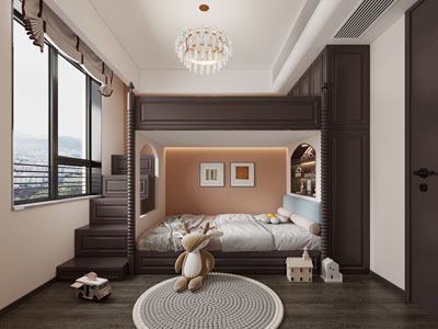 美式卧室 儿童房