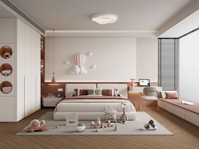 现代卧室 儿童房