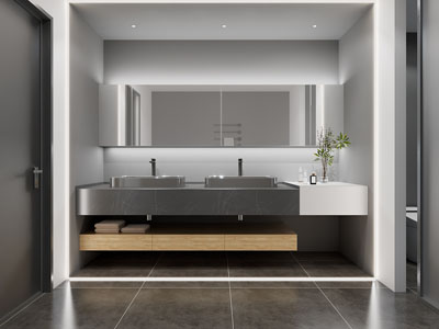 现代卫浴间 洗手间