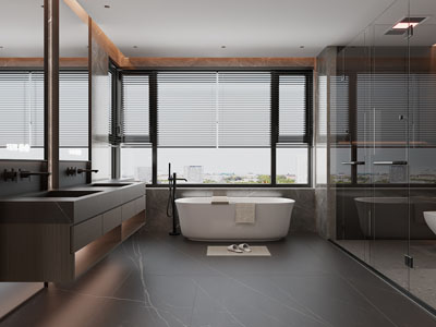 现代卫浴间 洗手间