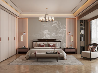 新中式卧室