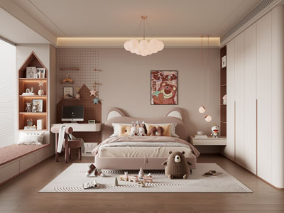 现代卧室 儿童房 男孩房