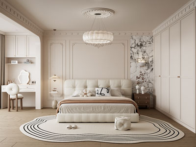 法式奶油风卧室