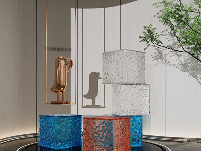 现代室内景观园艺小品