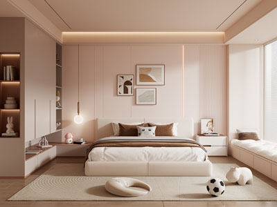 现代卧室 儿童房