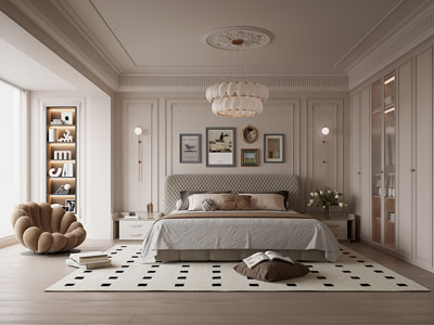 简欧卧室