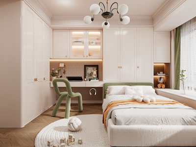 法式轻奢卧室 儿童房 男孩房