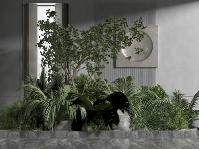 现代室内景观园艺小品