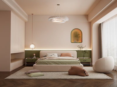 现代卧室 儿童房