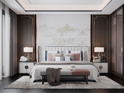 新中式卧室
