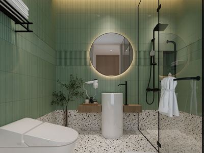 现代轻奢卫浴间 洗手间