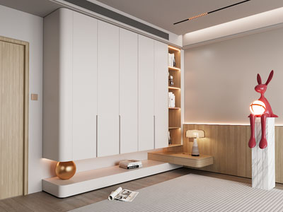 现代衣柜3d模型 现代衣柜