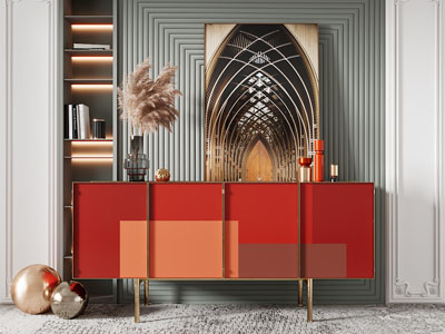 现代玄关柜 边柜3d模型 现代玄关柜 边柜