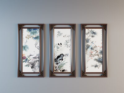 新中式装饰挂画