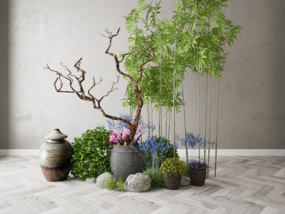 现代室内景观园艺小品