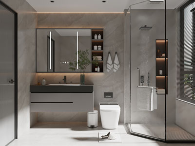 现代卫浴间 洗手间