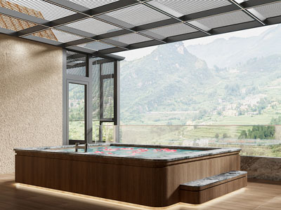 现代阳光房浴室3d模型 现代阳光房浴室