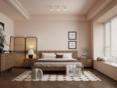 北欧中古风卧室