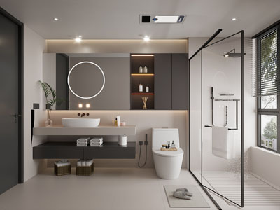 现代卫浴间 洗手间