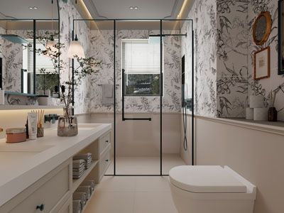 法式卫浴间 洗手间